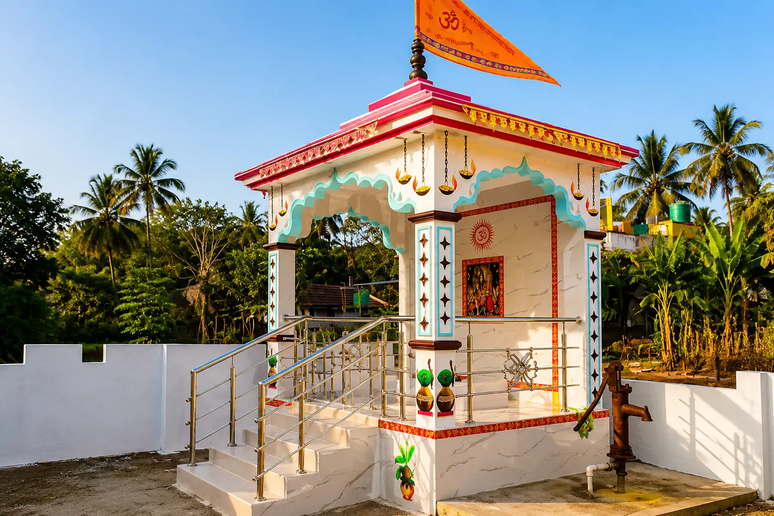 Devotees Offering Prayers